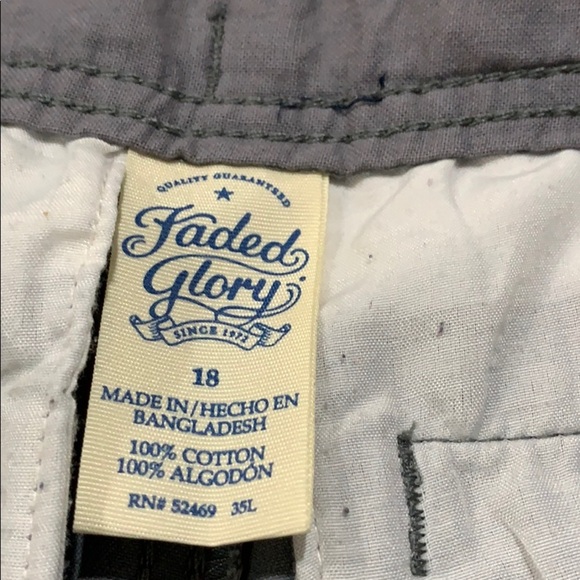 Faded glory shorts – size 18 - Picture 4 of 6